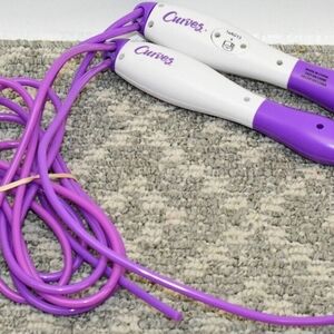 Curves Purple Digital Fitness Jump Rope